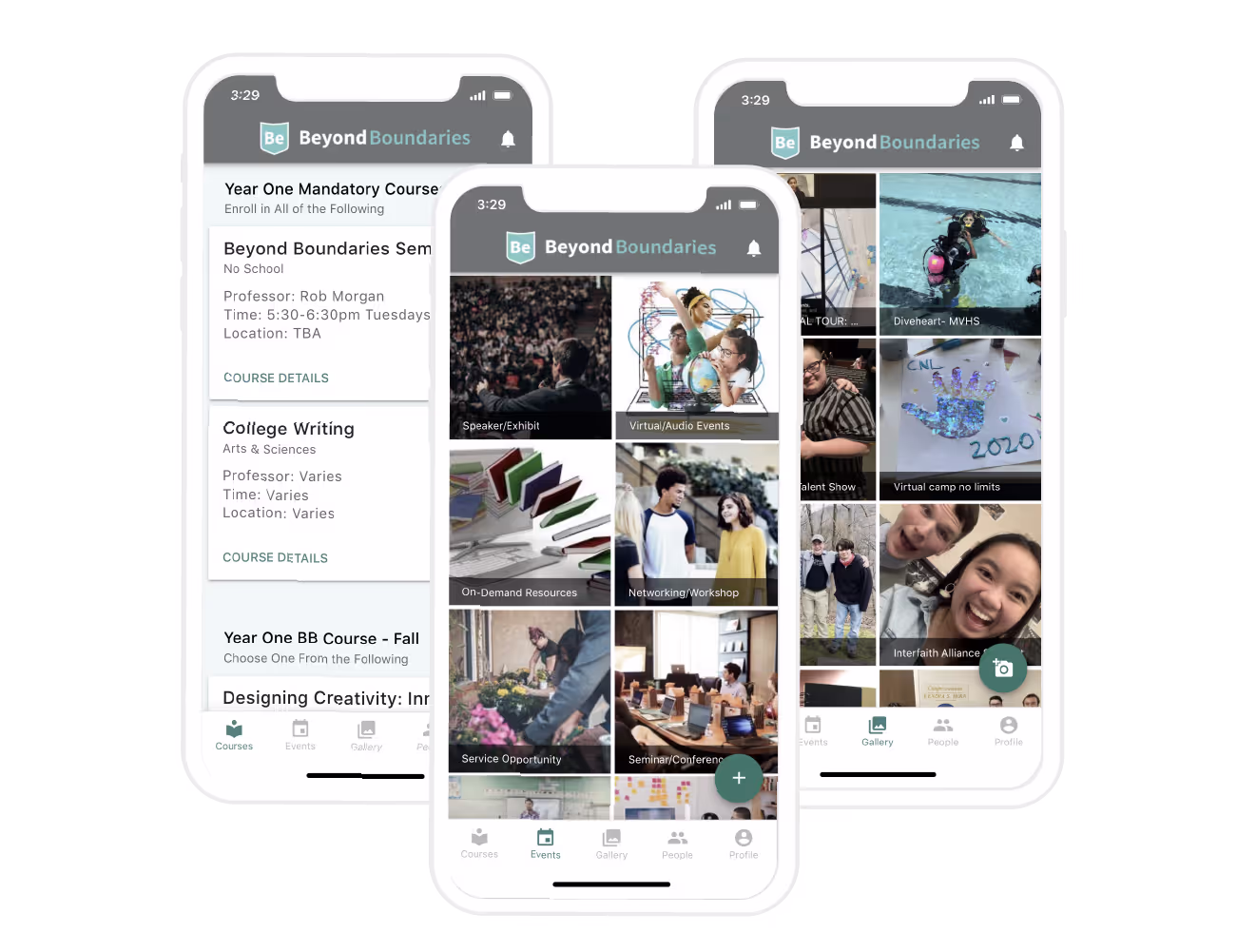Captura de tela do aplicativo Beyond Boundaries