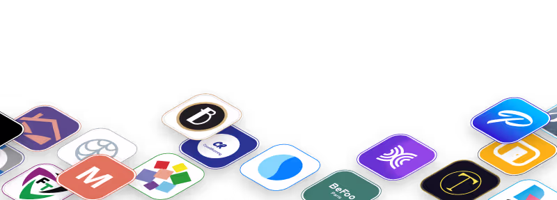 Aplicativos em destaque exibidos nas telas do iPhone