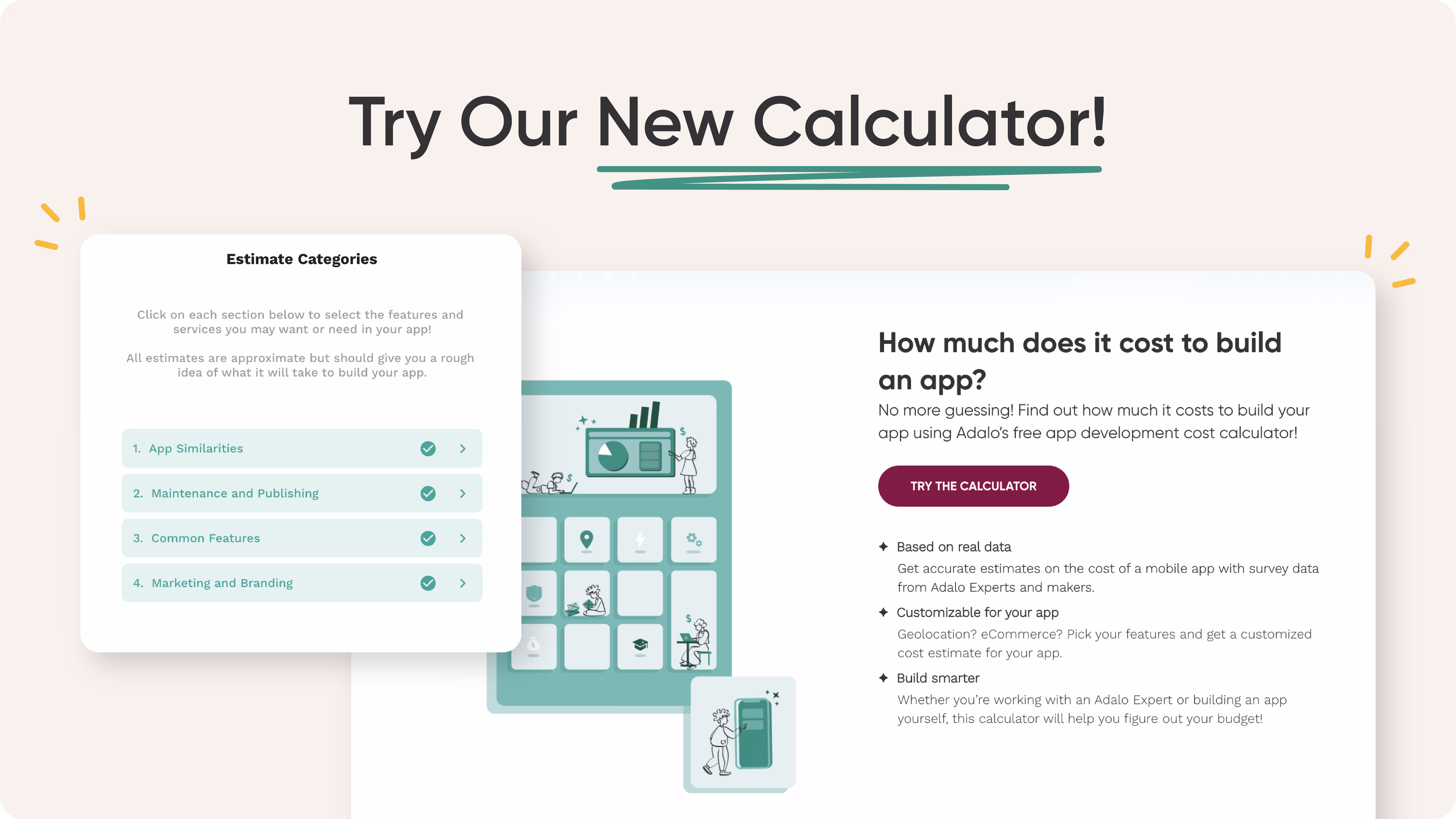 Adalo lança uma calculadora de custos de desenvolvimento de aplicativos para a construção de aplicativos sem código