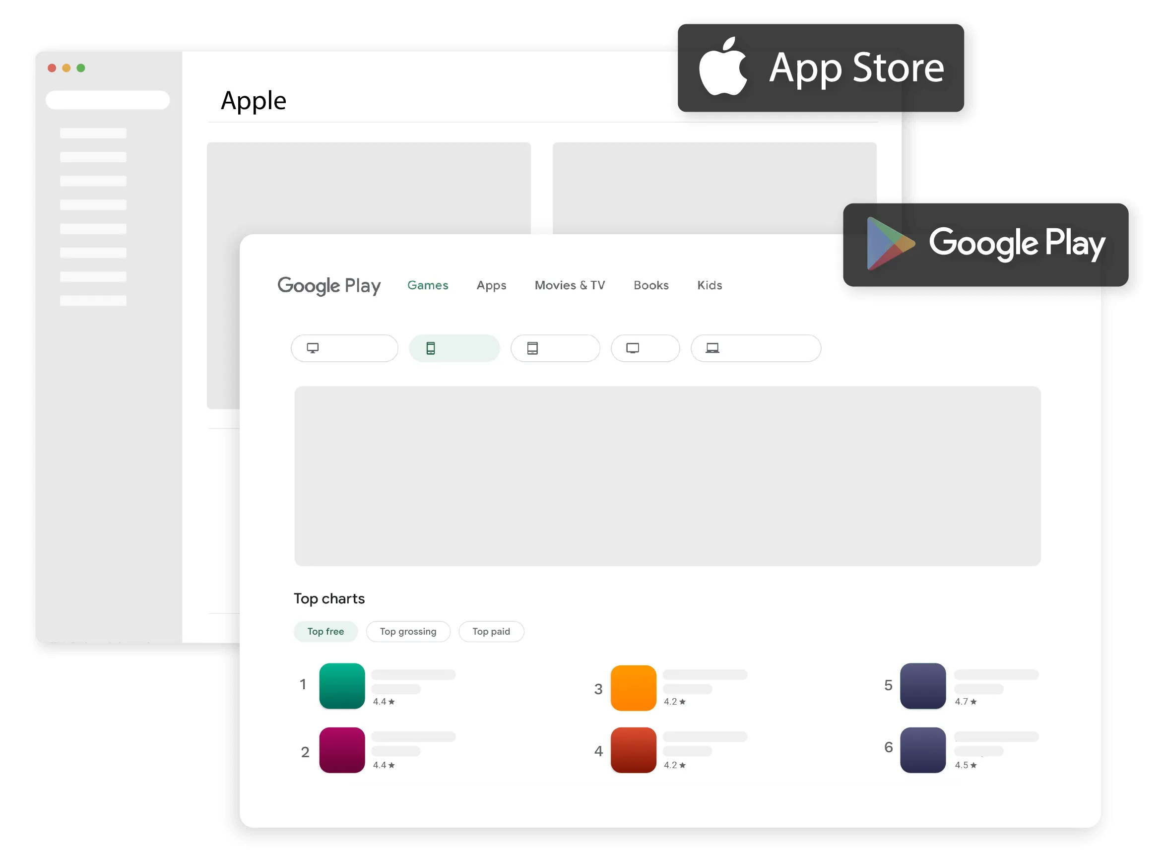 Configure suas contas na App Store