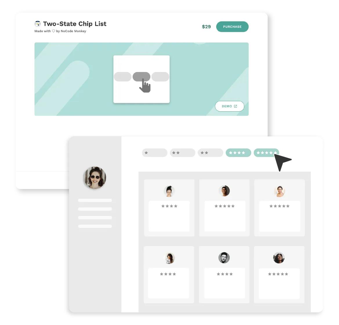 Lista de chips de dois estados