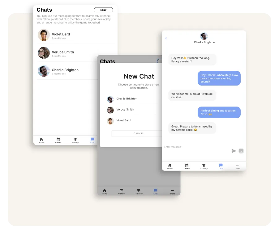 Criar um aplicativo de bate-papo sem nenhuma imagem de código
