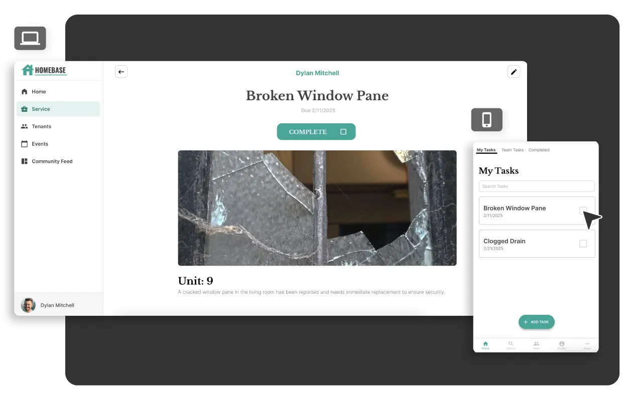 Imagem de atribuição de tarefas na ferramenta de gerenciamento de projetos personalizada