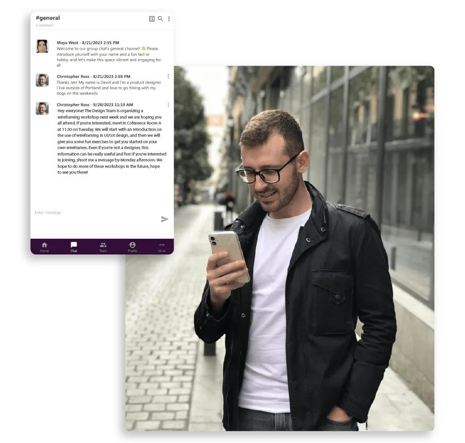 Monitore a comunicação da comunidade em um só lugar