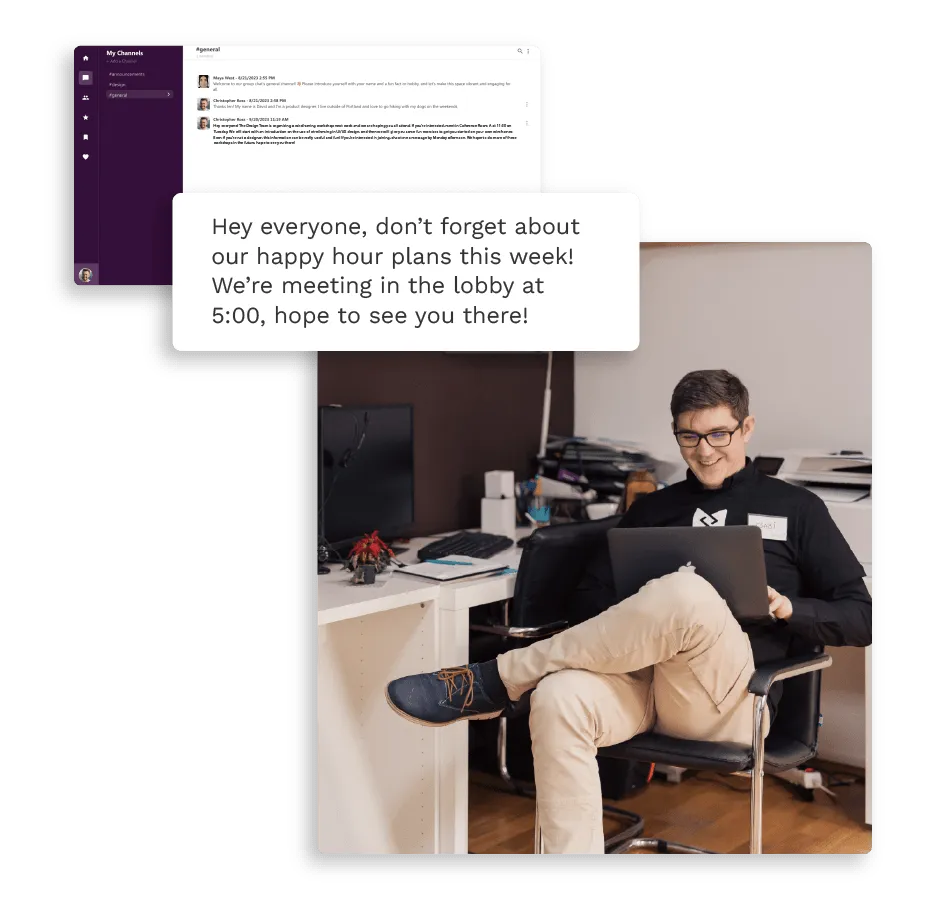 Envie mensagens para toda a sua comunidade