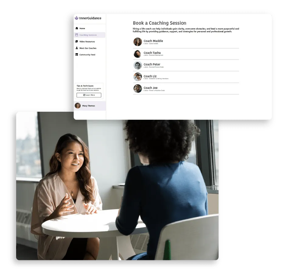 Marcar consultas como coach de vida