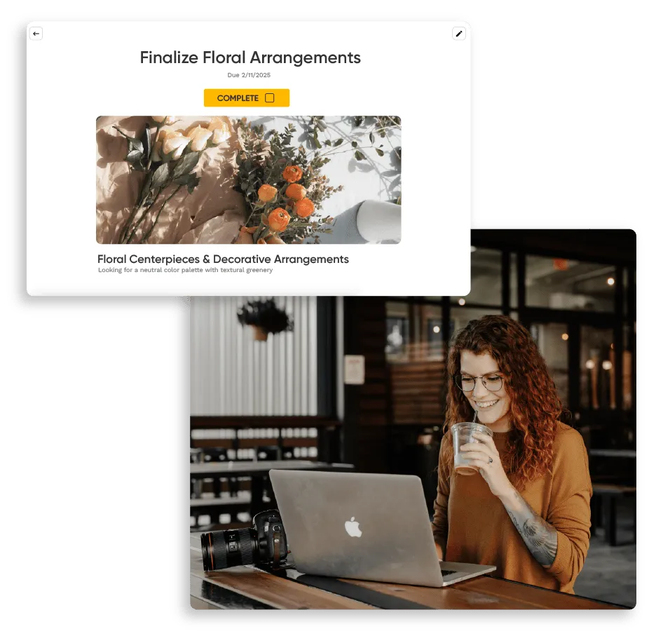 Criar tarefas para planejadores de eventos