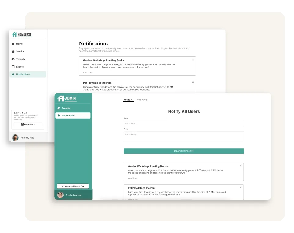 Envie notificações push em uma imagem de aplicativo sem código