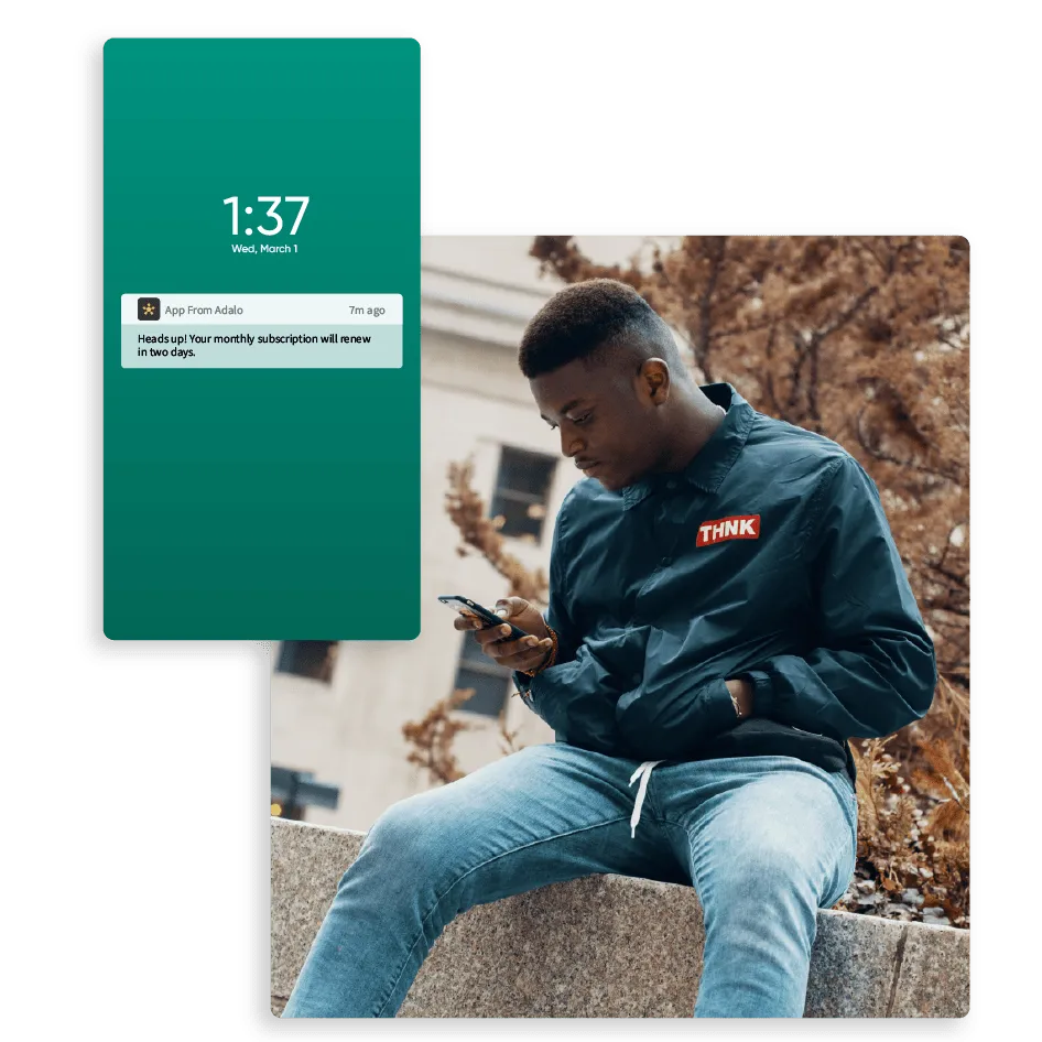 Enviar notificações push como lembretes