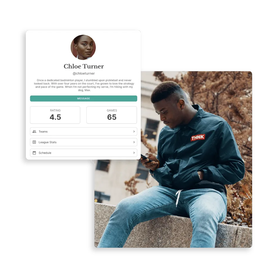 Informações do usuário do Showcase