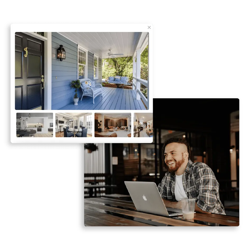 Exiba imagens ilimitadas das listagens