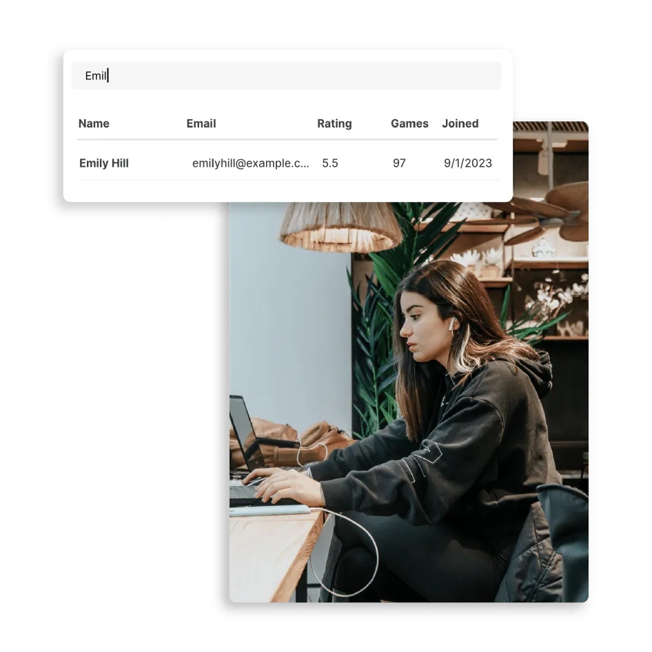 Pesquisar usuários do aplicativo