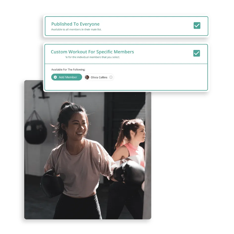 Atribuir exercícios individuais e em grupo