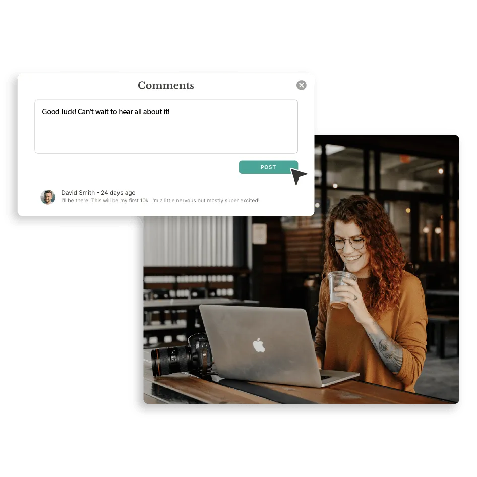 Envolva-se com as postagens comentando