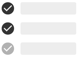 Uma lista de verificação simplificada. 