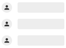 Uma lista simplificada de usuários.