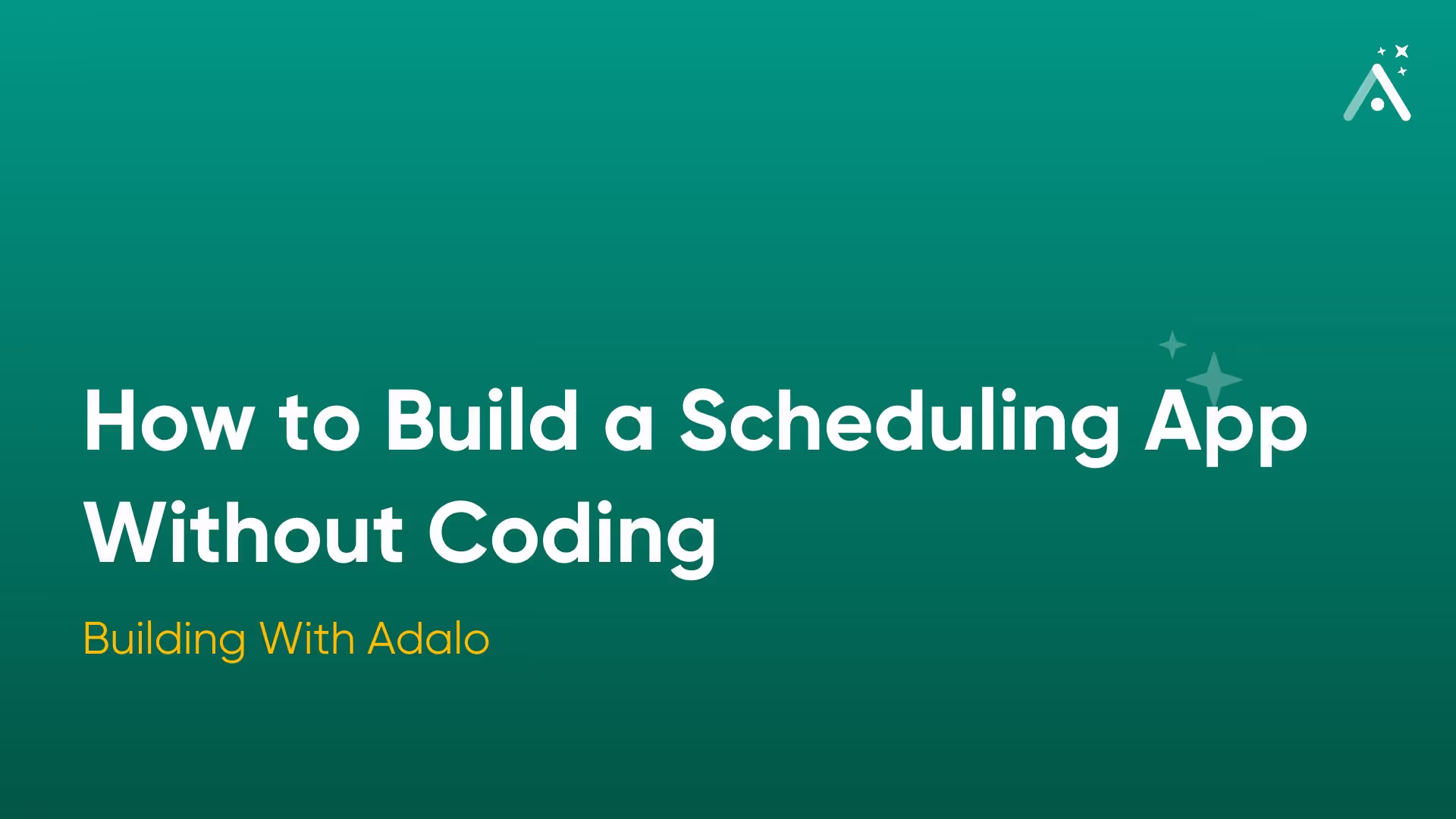 Como criar um aplicativo de agendamento sem programação