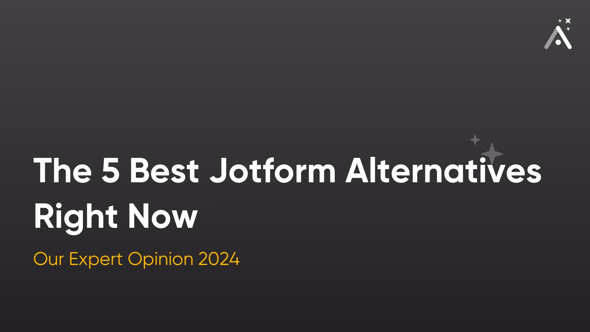 As 5 melhores alternativas ao Jotform atualmente (Opinião de especialistas 2025)