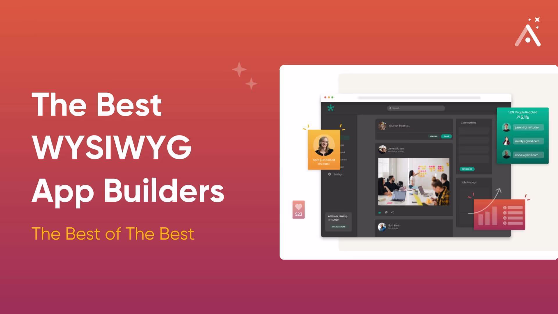 Os 6 melhores criadores de aplicativos WYSIWYG 📱 [Atualizado em 2026]