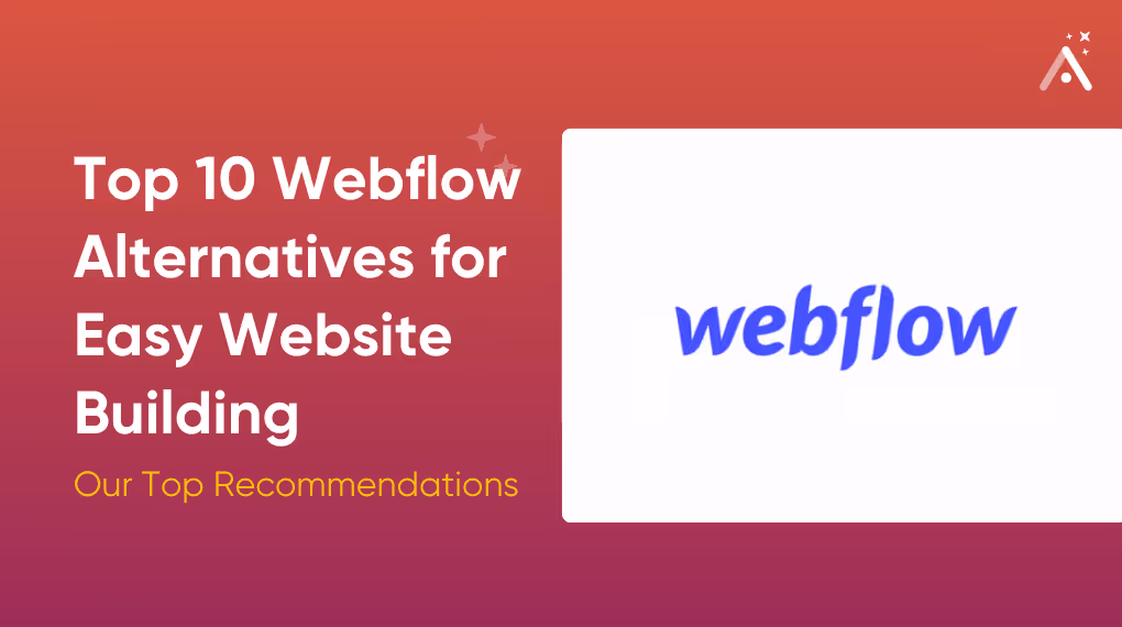 As 10 melhores alternativas ao Webflow para criar sites facilmente