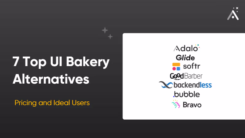 As 7 melhores alternativas ao UI Bakery para 2026: preços e público-alvo ideal✨
