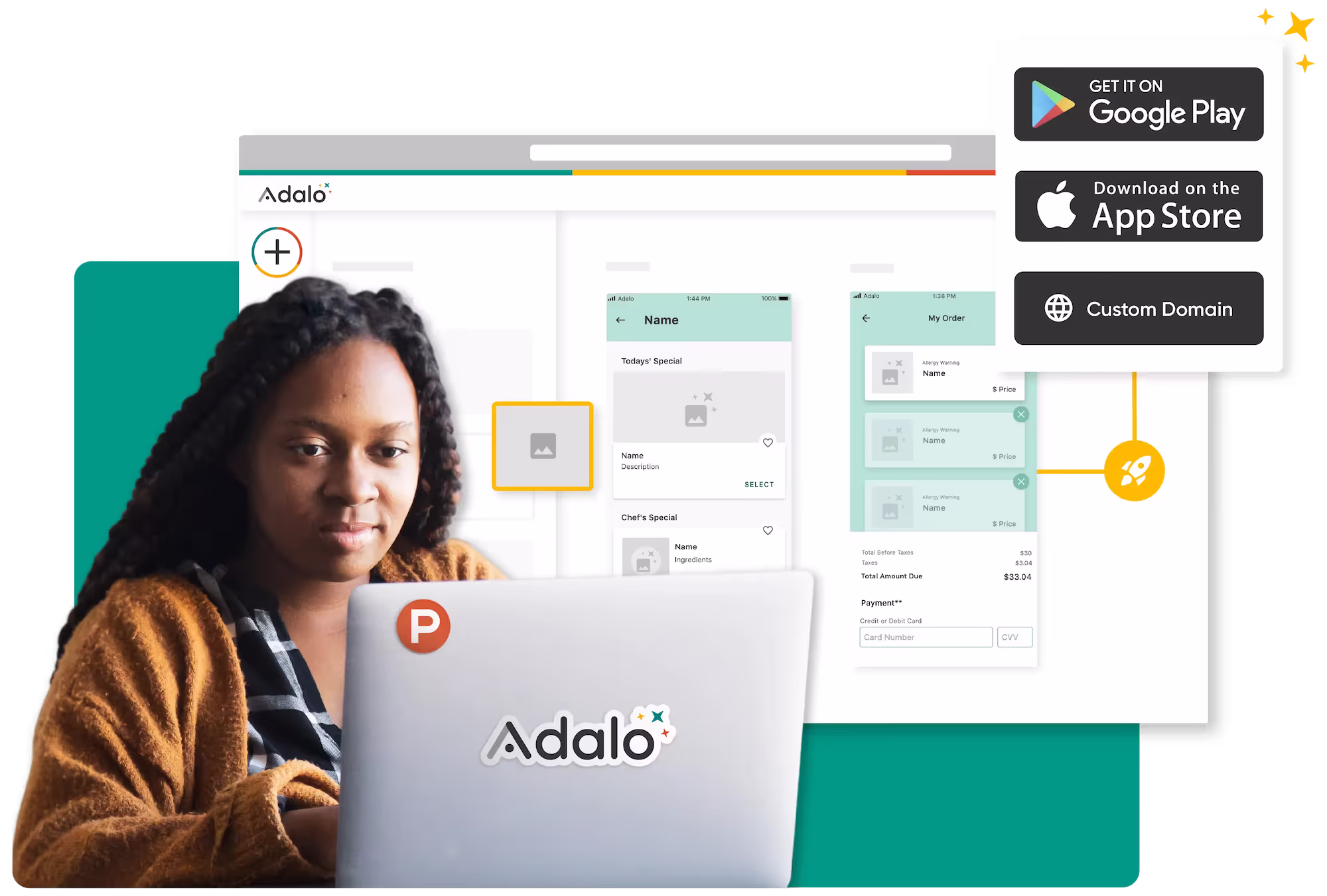 Fundadores de startups que estão desenvolvendo um aplicativo móvel com o Adalo