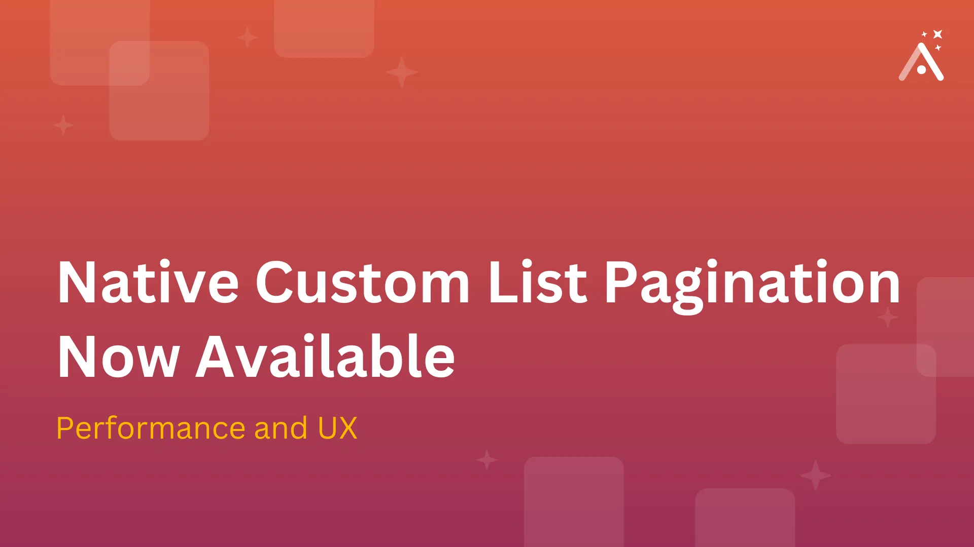 Gerenciamento aprimorado de listas personalizadas com paginação manual