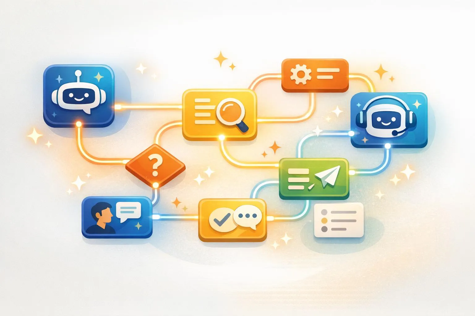 Melhores práticas para PNL em chatbots sem código