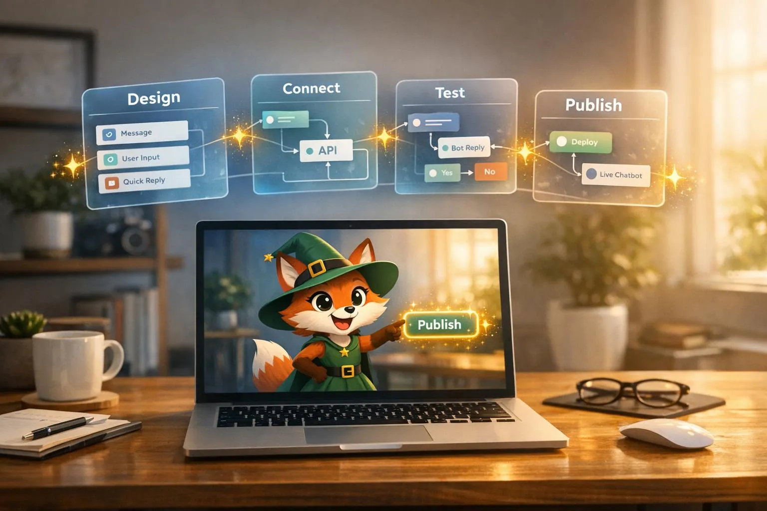 Como criar chatbots com IA sem código