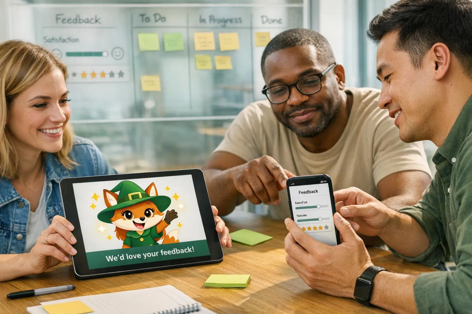 Como usar o feedback do usuário nos testes MVP