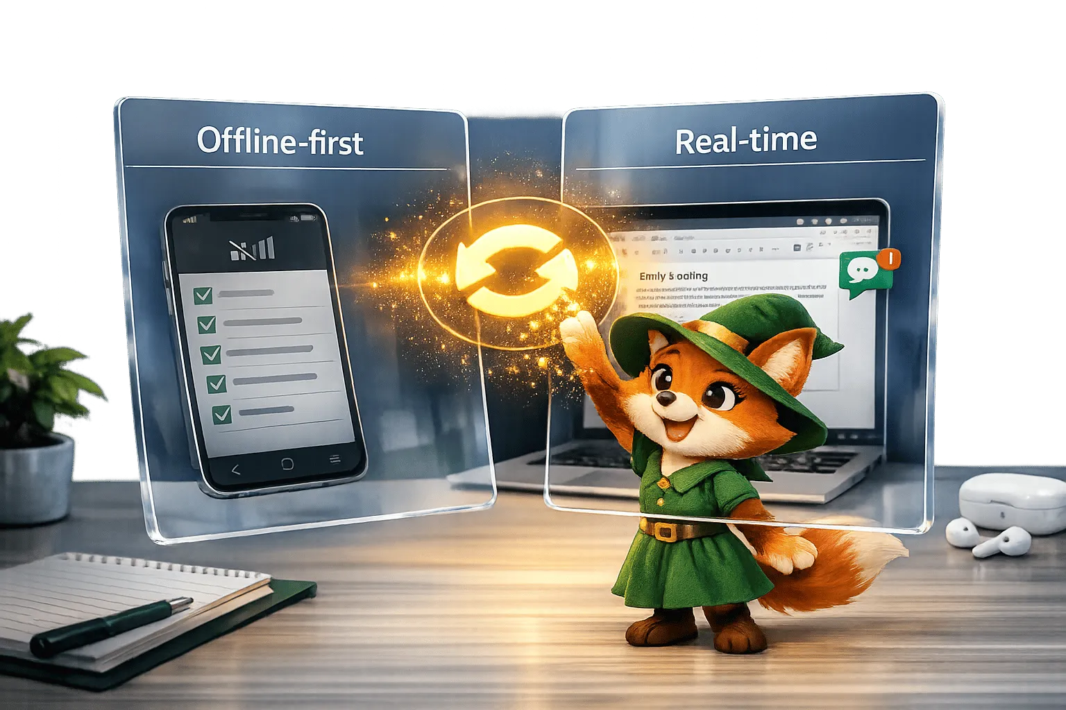 Sincronização offline vs. em tempo real: gerenciando conflitos de dados