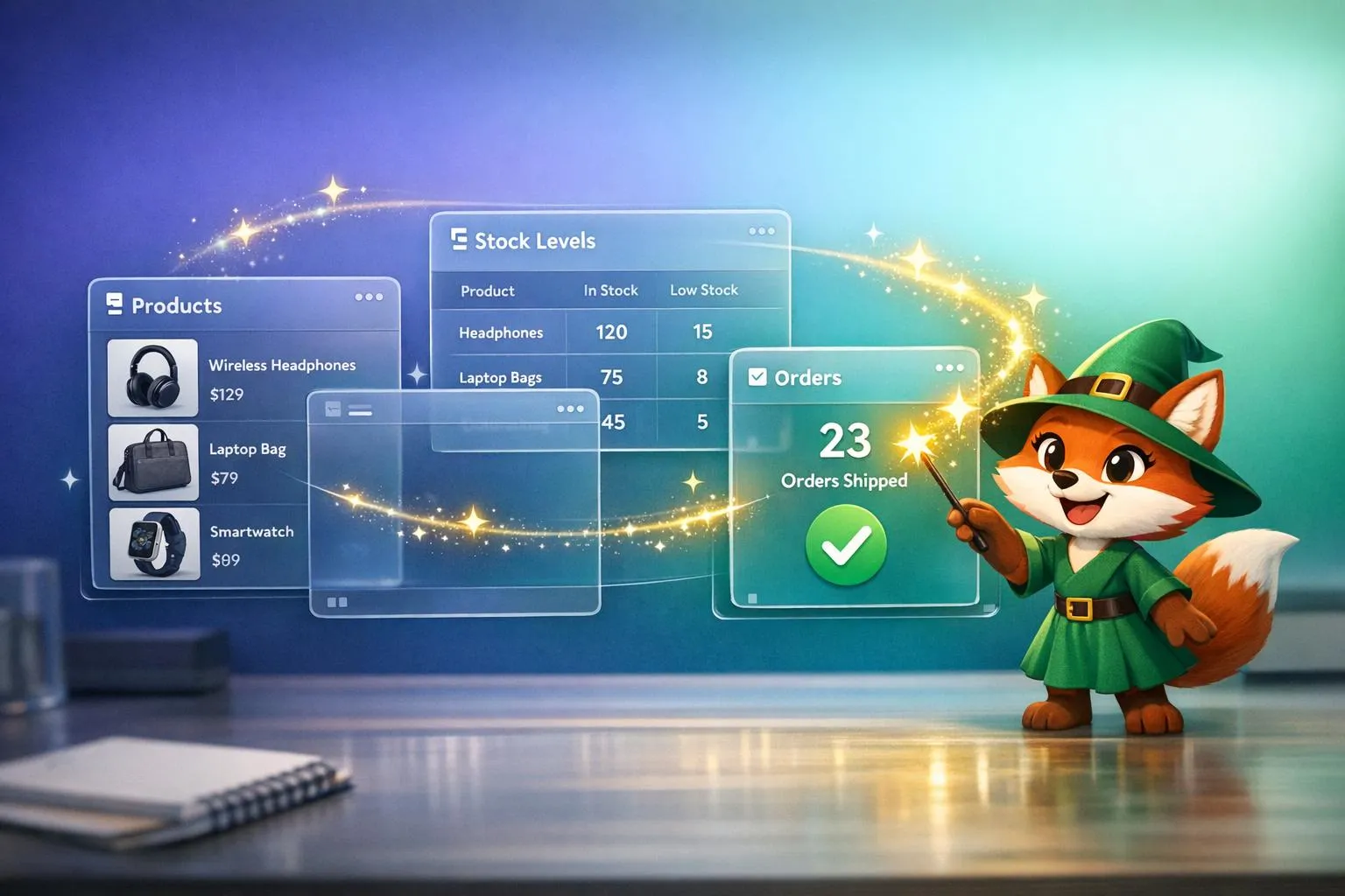 Crie aplicativos de inventário sem código