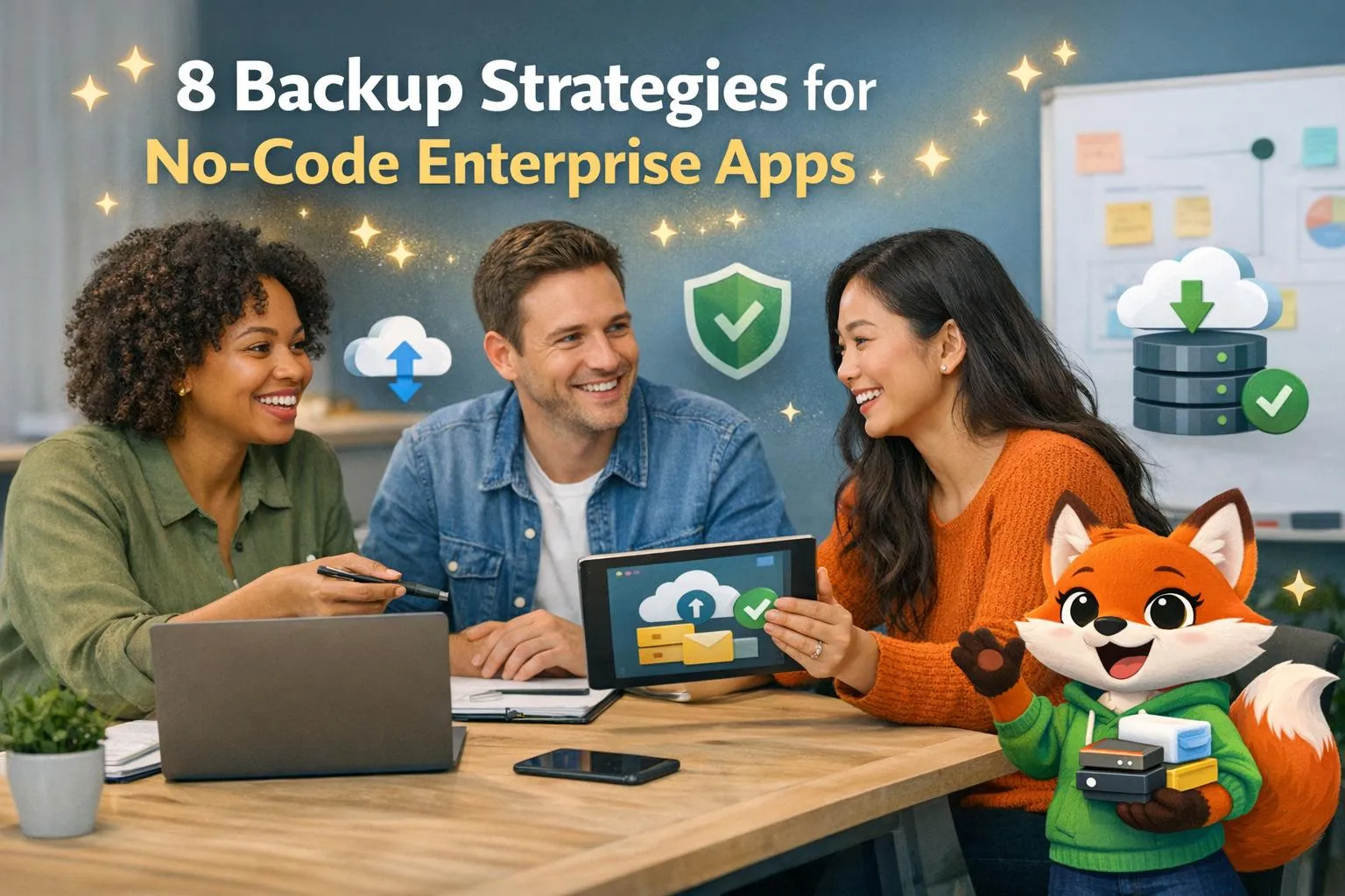 8 estratégias de backup para aplicativos empresariais sem código