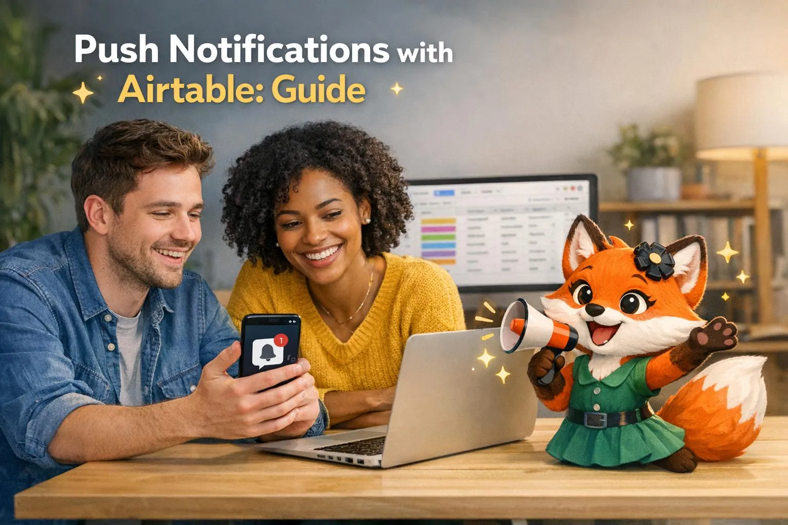 Notificações push com o Airtable: guia