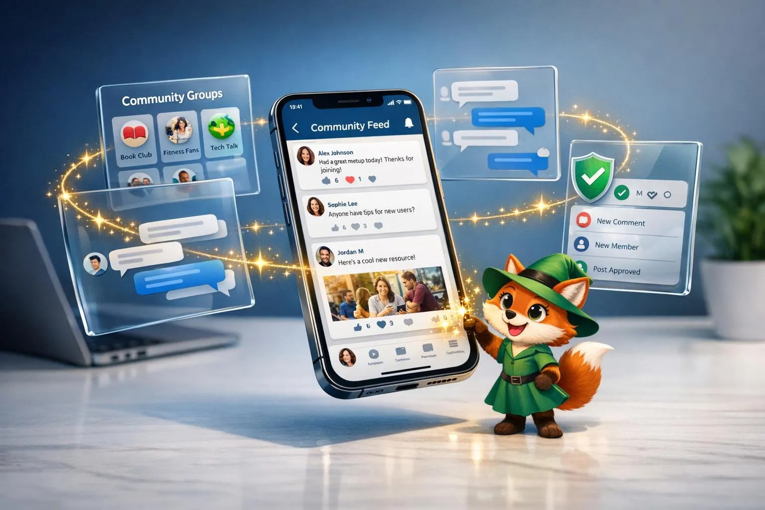 Guia definitivo para recursos de comunidade no aplicativo