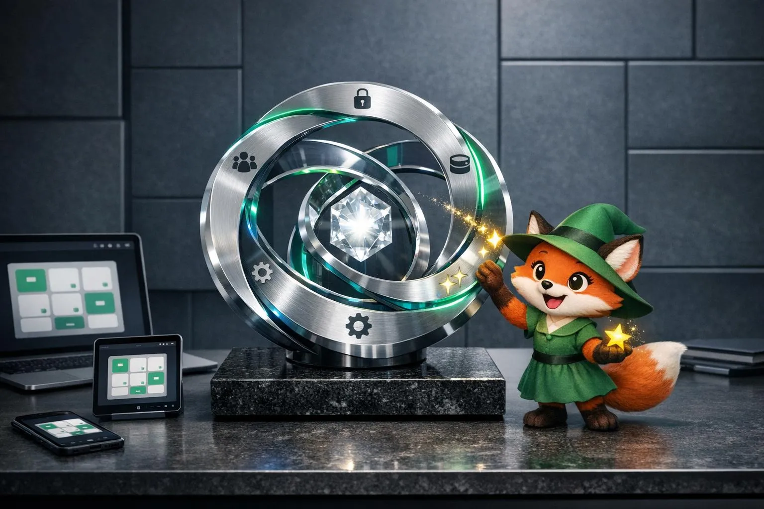 Criando um aplicativo para funcionários com prioridade em IA e RBAC sempre ativo