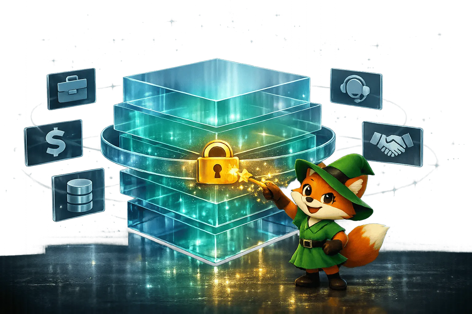 O guia definitivo para unificar serviços corporativos, federá-los com RBAC e expô-los a aplicativos personalizados e IA. Com segurança.