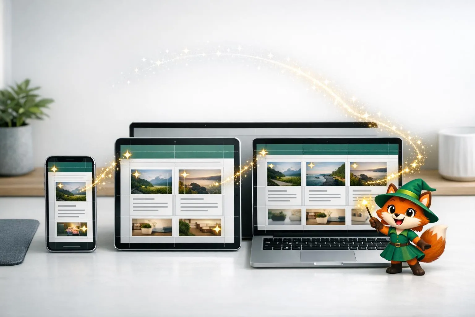 Ajustando layouts de aplicativos para dispositivos móveis e web