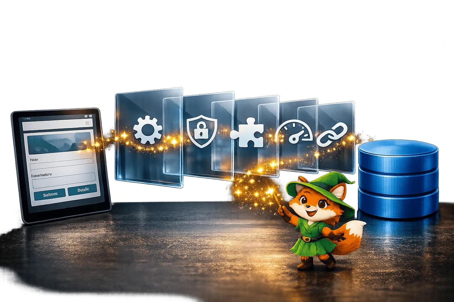 Integração do PostgreSQL para aplicativos sem código