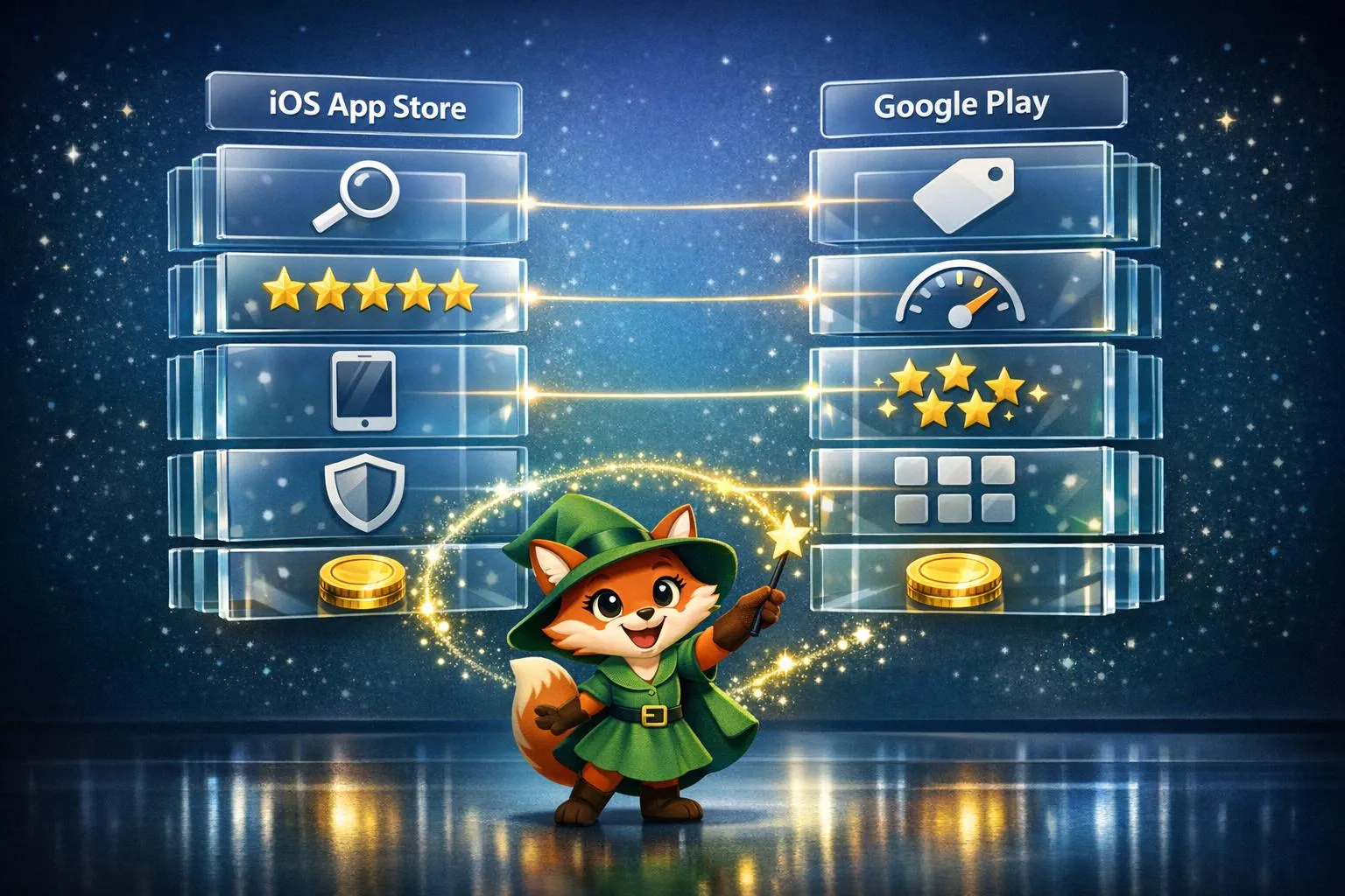 Algoritmos do iOS vs. Play Store