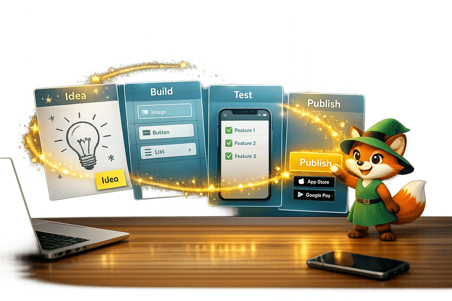 Da ideia à App Store: como empreendedores individuais lançam seus produtos com o Adalo