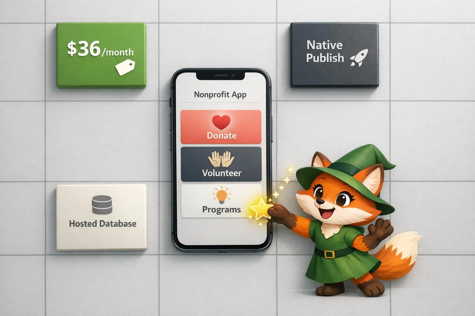 Criação de aplicativos sem fins lucrativos: por que as organizações escolhem a Adalo