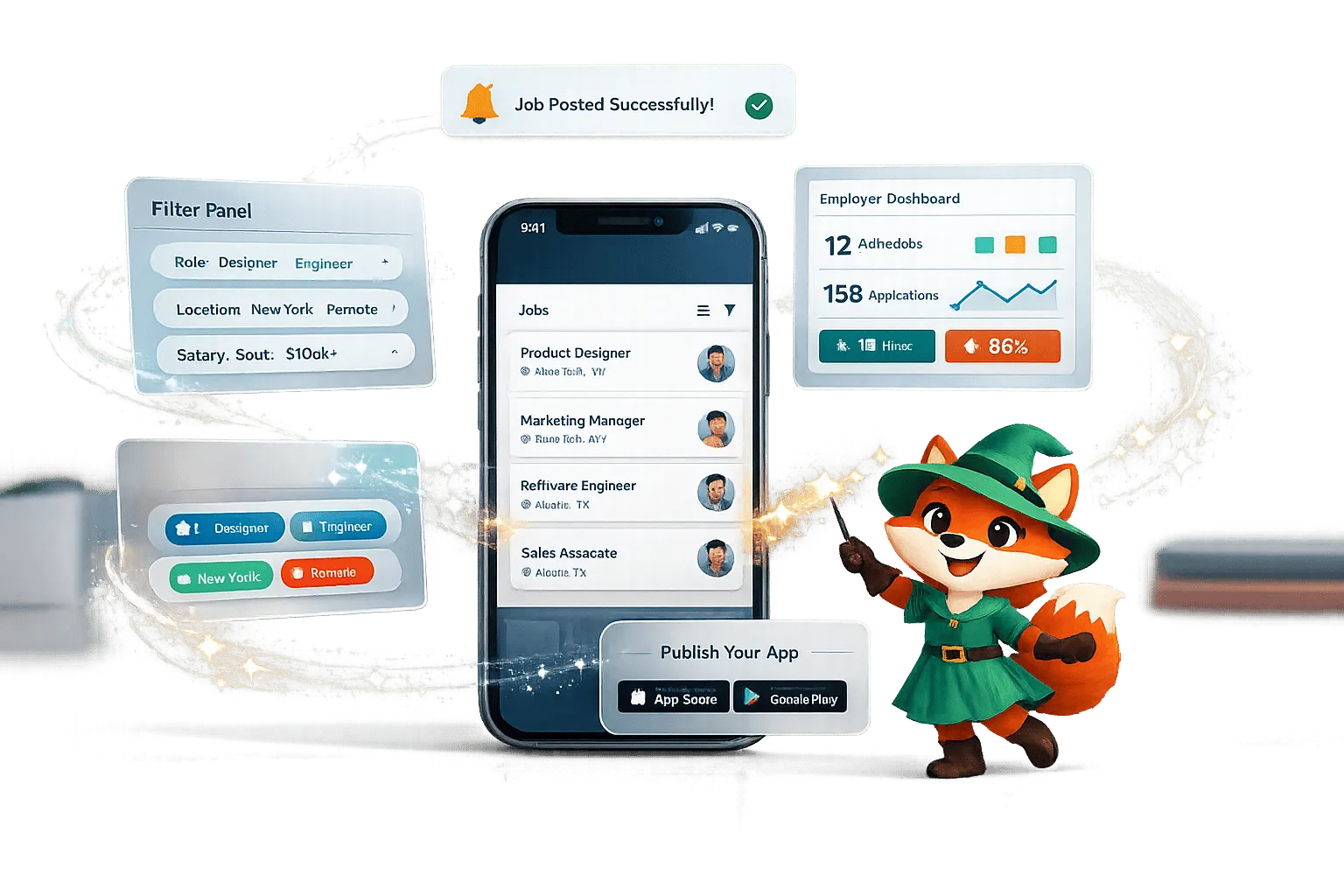 Plataforma de empregos e carreiras sem código: crie-a com o Adalo