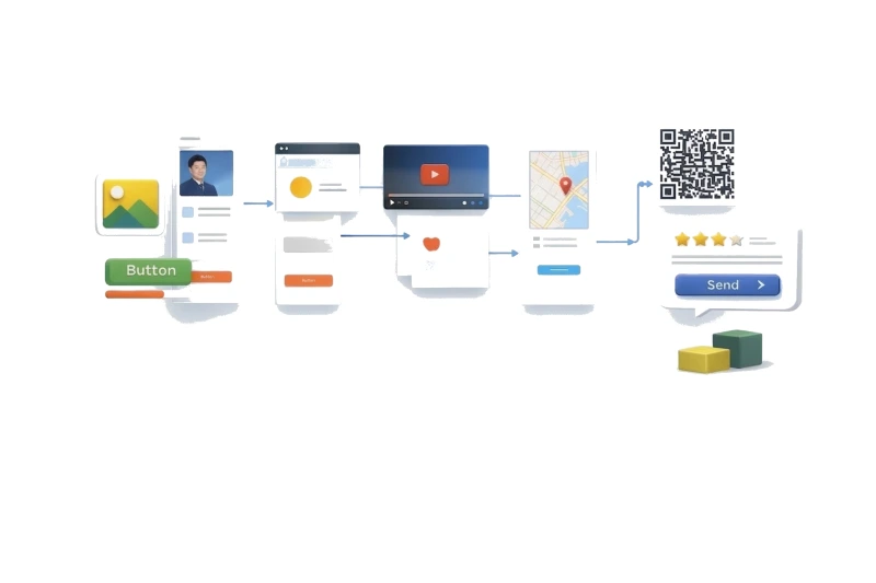 Tela visual multipantala com componentes de arrastar e soltar