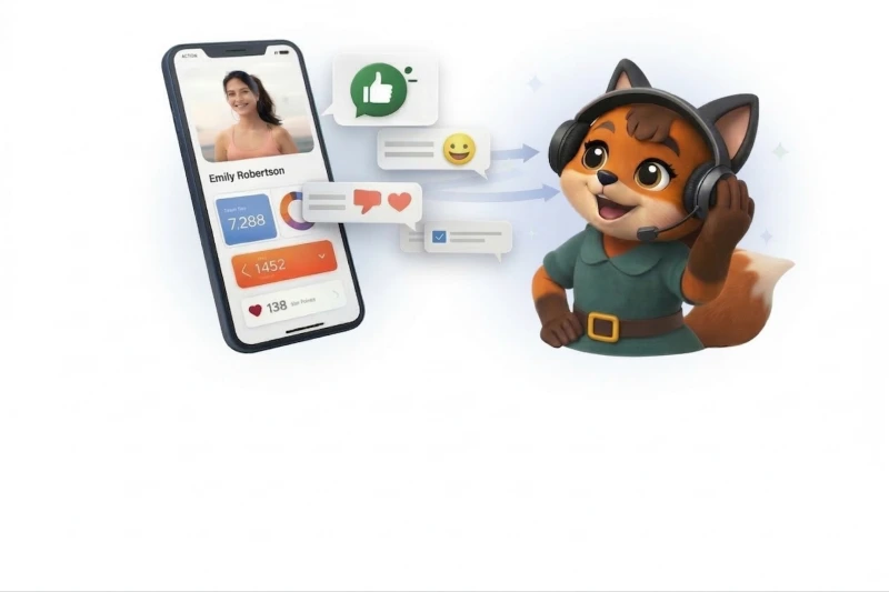 A Ada está coletando feedback e fazendo alterações no seu aplicativo