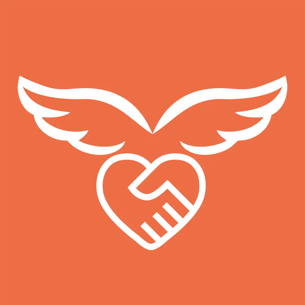 Encontre o logotipo da Angel